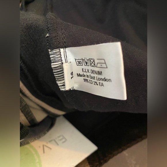 E.L.V. Denim CORDUROY STRIPE MINI SKIRT UK 14 US 10 - Picture 5 of 11